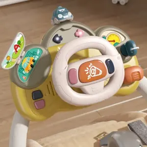 Multi-function Baby Steering Wheel Interactive Learning Toys Kids Simulation Driving Car Educational Toy With Lighting And Music