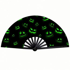 One-Hand Swing <b>Bamboo</b> Kung Fu Fan Printed Design Music-Style Angel Painting Basket for Parties Party Decoration Souvenir Craft - Product Image 1