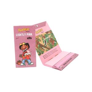 Honeypuff 110mm Kingsize Natural Pink Wood Pulp <b>Rolling</b> Paper with Filter Tips – New Design Bulk Custom Smoking Accessories - Product Image 1