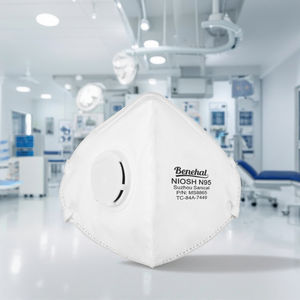 Masker Wajah lipat datar <span class=keywords><strong>N95</strong></span>, Respirator pelindung pribadi Model 8865 disetujui NIOSH dengan katup - Product Image 2