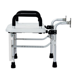 Squat Toilet Seat Folding Adjustable Aluminum Alloy With <b>Grab</b> <b>Bars</b> For Bathroom Use - Product Image 2