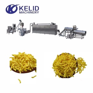 Línea de producción automática completa de rizos de maíz Cheetos para Kurkure Snacks Extrusión de alimentos Maquinaria de procesamiento de alimentos - Product Image 6