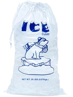 Sacs à glaçons en plastique Prix bon marché Sac à glaçons en plastique pour sucettes glacées Sac alimentaire Twist Tie
