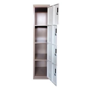 Tùy Chỉnh 4-Cửa Kim Loại Locker Tủ Giá Rẻ Thép Thương Mại Đồ Nội Thất Cho Phòng Tập Thể Dục Quần Áo Lưu Trữ Locker - Product Image 4