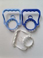 Seau en plastique jetable de 45 mm avec poignée ergonomique multicolore de qualité alimentaire pour bouteilles d'eau potable, modèle HT45