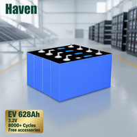 Batterie EV Mb56 3.2v 628ah Lifepo4 Grade A, cellule Lifepo4 120000 cycles, longue durée de vie, Lf628 pour les systèmes de stockage d'énergie solaire et éolienne