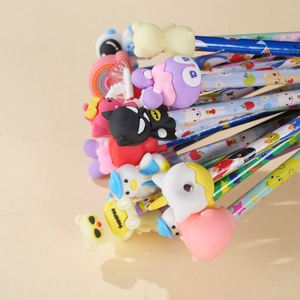 Set de Papelería Kawaii Personalizado <span class=keywords><strong>para</strong></span> Niños, Lápiz de Grafito con Adorno, Borrador, Lápices de Colores HB <span class=keywords><strong>para</strong></span> <span class=keywords><strong>Dibujar</strong></span> - Product Image 1