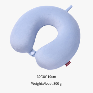 Rắn màu đơn giản hiện đại Bộ nhớ bọt du lịch cổ gối cho du lịch văn phòng máy bay - Product Image 4