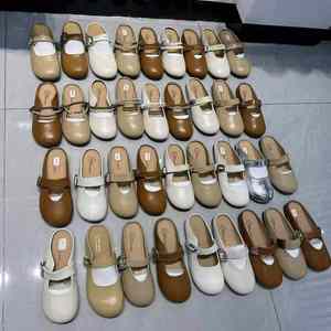 Scarpe Basse da Donna in Pelle di Pecora, Stile Mary Jane, Casual, Punta Quadrata, Vera Pelle, Autunnali, Antiscivolo, Comode - Product Image 1