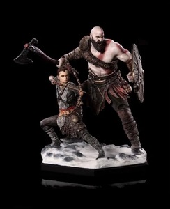 Figura de Acción de God <span class=keywords><strong>of</strong></span> <span class=keywords><strong>War</strong></span> <span class=keywords><strong>Kratos</strong></span> y Atreus Padre e Hijo, Juguetes de Dibujos Animados, Estatua de Vinilo, Muñeco, Regalo de Modelo de Colección - Product Image 5