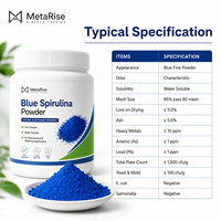 Poudre de spiruline bleue de qualité cosmétique, haute pureté, matière première pour les soins de la peau, service OEM/ODM personnalisé