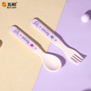 Kuromi Spoon Round Bpa Free Food Grade For Children Kids Dining - Product Image 4