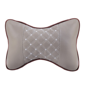 PU Leather Car Headrest and <b>Neck</b> <b>Pillow</b> - Product Image 3