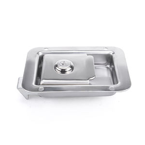 Pièces universelles de carrosserie de camion Boîte à outils de camion réfrigéré Loquet de verrouillage de palette en acier inoxydable Boîte de conteneur Loquet de verrouillage de porte de remorque - Product Image 1