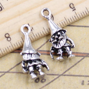 Charmes De Noël Père Noël 28x11x7mm Antique Argent Couleur Pendentifs Faire DIY À La Main Tibétain Trouver Des Bijoux - Product Image 3