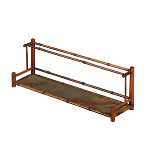 Support à tasses à double couche en bambou avec rangement pour théière, pour accessoires de service à thé, origine Anji, plaque de bambou Meilu - Product Image 5