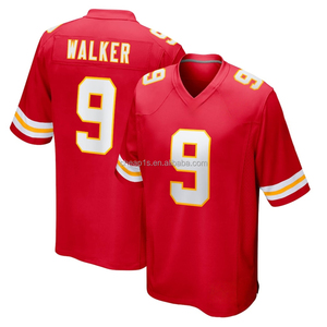 Vente en gros de maillots de football américain cousus pour hommes, Kansas City Chief, rouge # 15 <span class=keywords><strong>Patrick</strong></span> Mahomes # Uniforme de football 87 Travis Kelce - Product Image 3