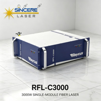Source laser à fibre Raycus RFL-C3000S 3000W, haute qualité de faisceau, pour la découpe industrielle CNC de tôles en acier inoxydable et en acier au carbone