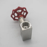 Válvula de aguja manual de acero inoxidable Yaosheng J13W 304/316 DN15-25 PN320 de alta presión con rosca interna de 1 vía