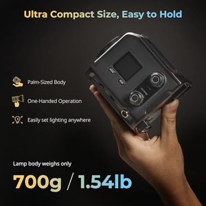 Đối với smallrig RC 100B COB video ánh sáng 100W bi-màu 2700k-6500K Type-C PD sạc nhanh tiêu chuẩn phiên bản ứng dụng kiểm soát nhiếp ảnh - Product Image 2