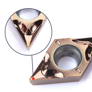 Plaquette de tournage Naigu en carbure ultra-précis recouvert de PVD pour l'usinage de petites pièces DCGT11T301-QC pour tours CNC de précision - Product Image 2