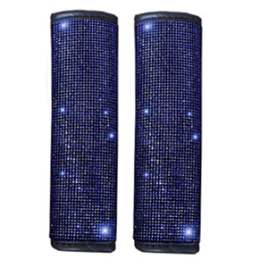 <span class=keywords><strong>Protège</strong></span>-ceintures de sécurité de voiture en strass scintillants, couvre-bretelles universels en cristal étincelant pour voitures et SUV - Product Image 3