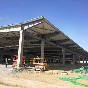 Chi phí thấp hiện đại Thiết kế kết cấu thép tiền chế thương mại đổ cho xây dựng nhà xưởng trang trại - Product Image 5