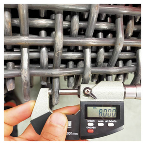 Maille tissée en acier au manganèse résistant à l'usure, fil métallique crocheté, <span class=keywords><strong>tamis</strong></span> vibrant, filtre à mailles métalliques pour criblage de minerai - Product Image 4