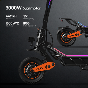 3000W Dual Motor 12Inch <b>Scooter</b> 60V23Ah Capacity Folding <b>Off</b> <b>Road</b> Adult Kick With Brakes for E7 Ultra 60V 38AH27AH Scoo - Product Image 1