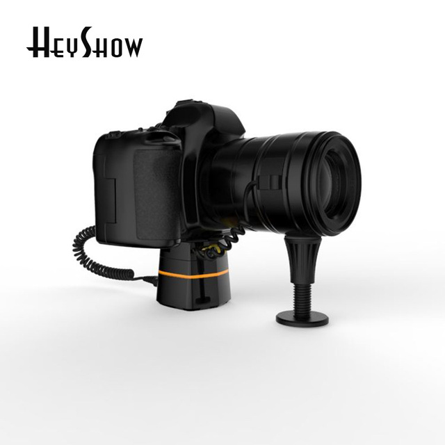 White ABS Camera Security Stand with Anti-Theft Alarm & Motion Sensor Tuya Smart App Compatible 4G 10-20m Detection Range
