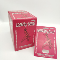 Boîte d'emballage en plastique pour pilules Rhino 7 - 5000, blister pour pilules Kitty Kat, impression d'emballage de pilules
