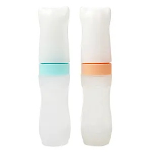 Bé Bóp Silicone Gạo Dán Chai Cho Ăn Trái Cây Nghiền Gạo Dán Chai