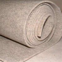 Feutre de laine gris naturel 100% de Chine, pressé techniquement, 1mm 2mm 3mm 4mm 5mm 6mm 8mm 10mm 12mm 15mm