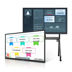 Papan interaktif baru di era pengajaran Cerdas HD dengan kamera dan speaker Harga papan pintar interaktif