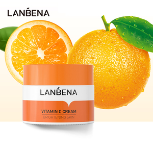 Crème hydratante et éclaircissante pour le visage LANBENA, enrichie en vitamine C naturelle, en promotion - Product Image 1