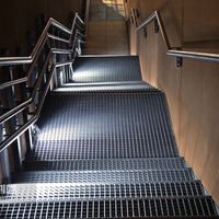 Plaques d'escalier en acier inoxydable et aluminium, grilles de toiture galvanisées pour passerelles – Prix fabricant