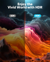 Câble HDTV 4K Xput avancé 2.0 haute vitesse 18 Gbit/s en alliage d'aluminium mâle-mâle tressé en nylon plaqué or, compatible HDR EARC pour HDTV