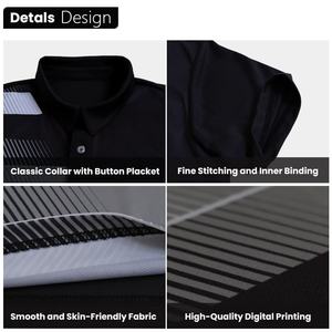 Camiseta personalizada de secado rápido de 100% poliéster para hombre, Camiseta deportiva transpirable con diseño impreso, servicio OEM disponible - Product Image 3