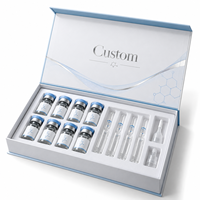 Boîte d'emballage personnalisée pour flacons, boîte cadeau rigide en papier de luxe avec insert en EVA pour flacons en verre de 3 ml, 5 ml, 10 ml et ensembles d'échantillons
