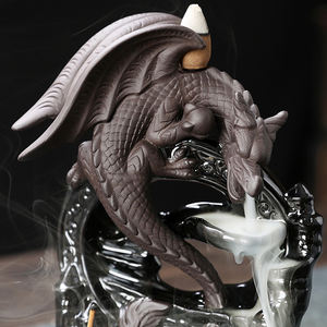 Venta al por mayor <span class=keywords><strong>de</strong></span> cerámica para decoración del hogar, difusor <span class=keywords><strong>de</strong></span> aroma <span class=keywords><strong>de</strong></span> cascada <span class=keywords><strong>de</strong></span> dragón, quemador <span class=keywords><strong>de</strong></span> incienso <span class=keywords><strong>de</strong></span> reflujo para Yoga, Spa, decoración <span class=keywords><strong>de</strong></span> meditación - Product Image 4