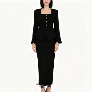 Women's New Fashion Slant Shoulder Halter Neckline Waist-Cinched Pleated Top & Skirt Plaid Casual Sexy 2-Piece <b>Set</b> Fashion - Product Image 1