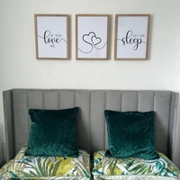 3er-Set Familien-Holzbilderrahmen Wandkunst Beige Drucke Über Sofa Dekor Poster-Set Schlafzimmer Wandkunstdrucke für Heimdekoration
