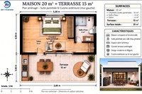 Usine de conteneurs : Kits de maisons modernes personnalisables, villas de luxe, maisons portables extensibles, bungalows, maisons rurales, installation facile