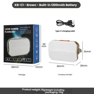 Lámpara LED para Camping, Impermeable IP44, con Batería de Litio, Control Remoto, Construcción Metálica, para Colgar en Tiendas de Campaña, Iluminación de Emergencia - Product Image 6