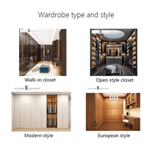 <span class=keywords><strong>Armadio</strong></span> Guardaroba Su Misura per Camera da Letto con <span class=keywords><strong>Ante</strong></span> in Legno e Vetro e Toletta Integrata, Mobile di Design Moderno per la Casa - Product Image 4