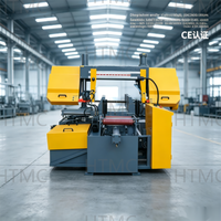 Scie à ruban CNC à alimentation automatique de type au sol GZK4235 avec moteur 4KW, tension hydraulique, capacité de coupe de 350 mm