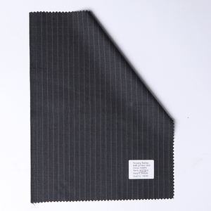 Merino Len Phù Hợp Với Vải Màu Xanh Pinstripe Phù Hợp Với Vải Than Cashmere Vải Lụa - Product Image 4