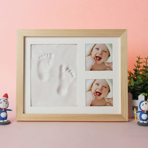 Cornice in Legno per Impronte di Mani e Piedi di Neonati, Decorazione per Casa, Marca AZY, per Commemorazione del Primo Mese e Cento Giorni - Product Image 5