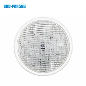 ABS PAR56IP68防水リモコンカラフルなLedスイミングプールライトRGB水中スパライト樹脂充填プールライト
