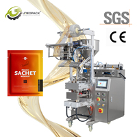 Machine d'emballage automatique haute vitesse pour le remplissage, l'emballage et le collage d'étiquettes sur sachets liquides pour aliments, boissons et films plastiques